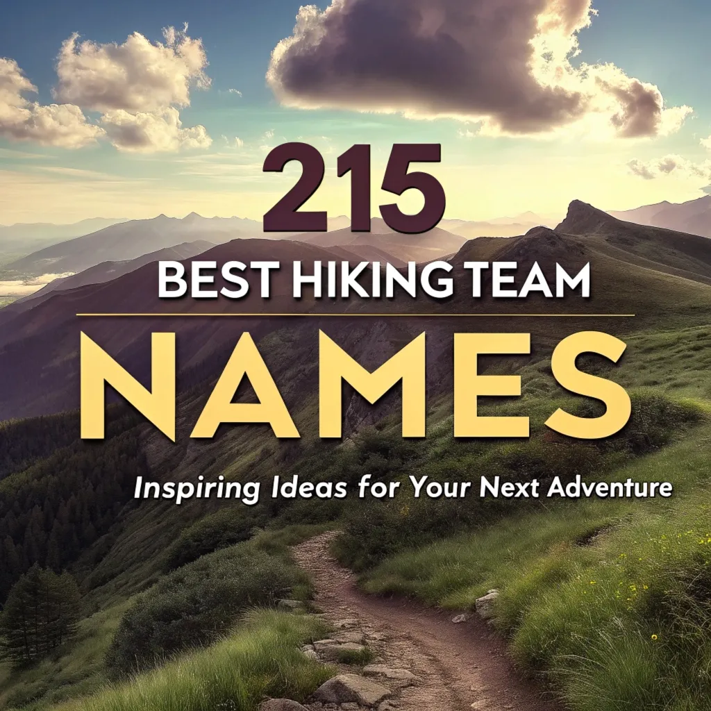 215 Best Hiking Team Names: Inspiring Ideas for Your Next Adventure