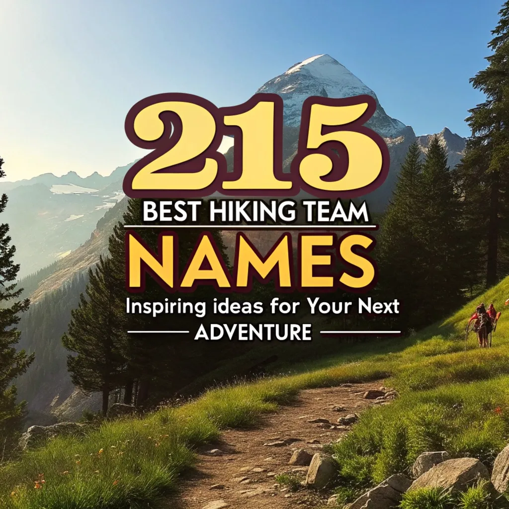 215 Best Hiking Team Names: Inspiring Ideas for Your Next Adventure