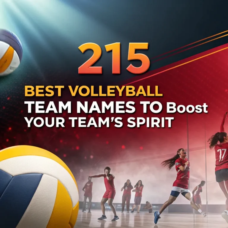 215 Best Volleyball Team Names to Boost Your Team’s Spirit