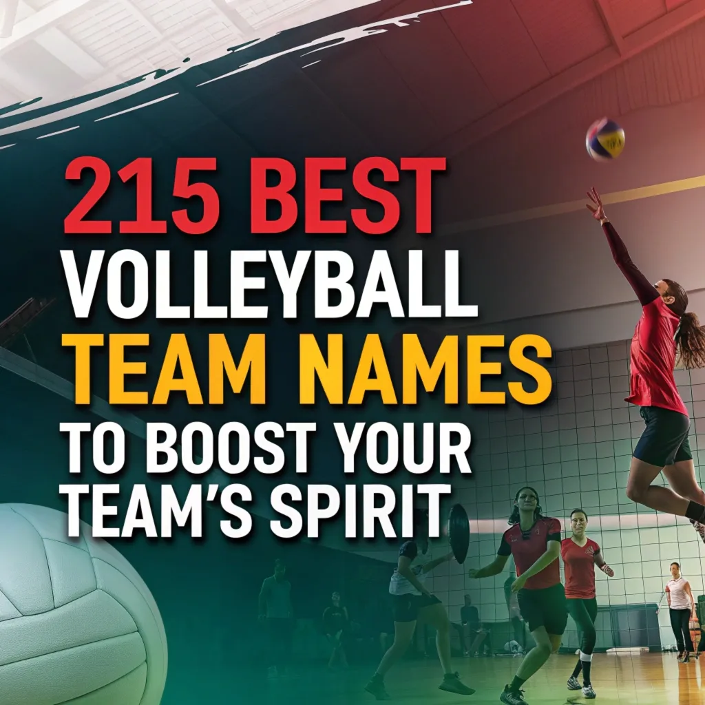 215 Best Volleyball Team Names to Boost Your Team's Spirit