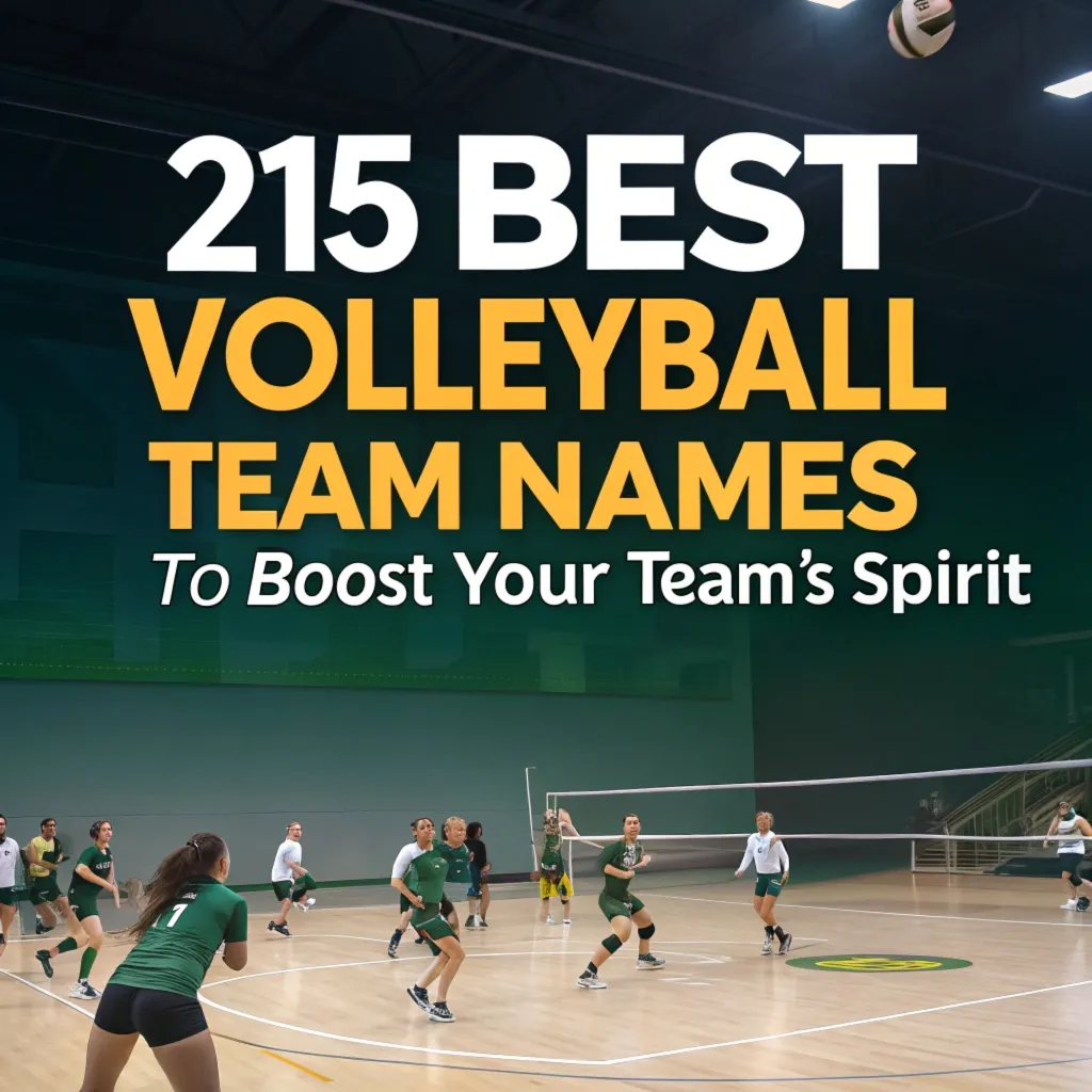 215 Best Volleyball Team Names to Boost Your Team's Spirit