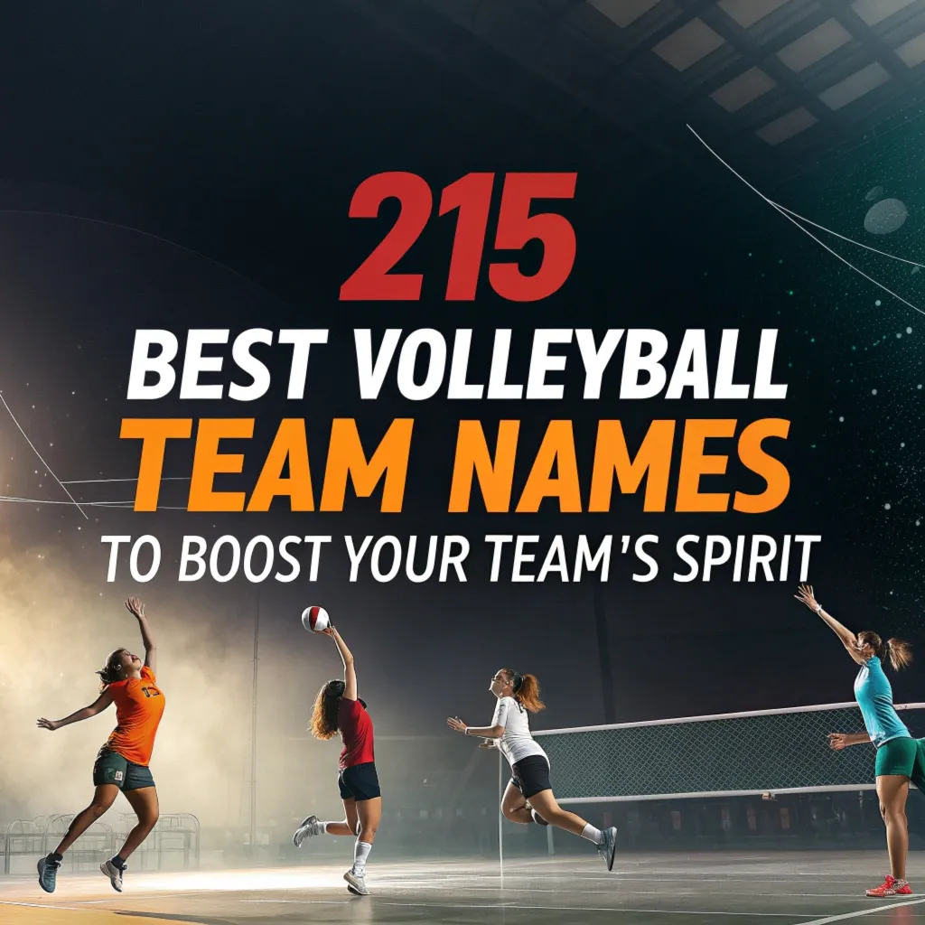 215 Best Volleyball Team Names to Boost Your Team's Spirit