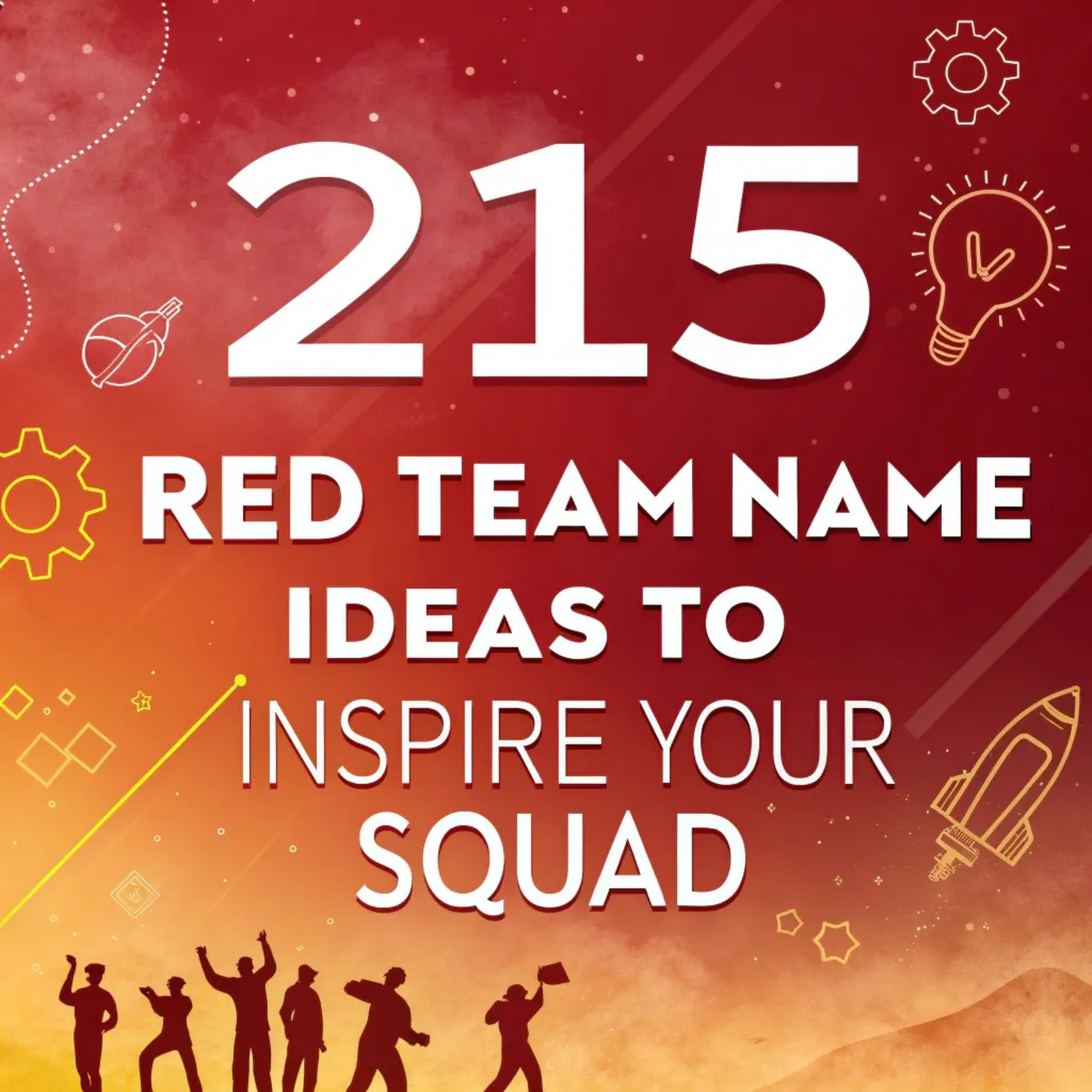 215 Red Team Name Ideas to Inspire Your Squad