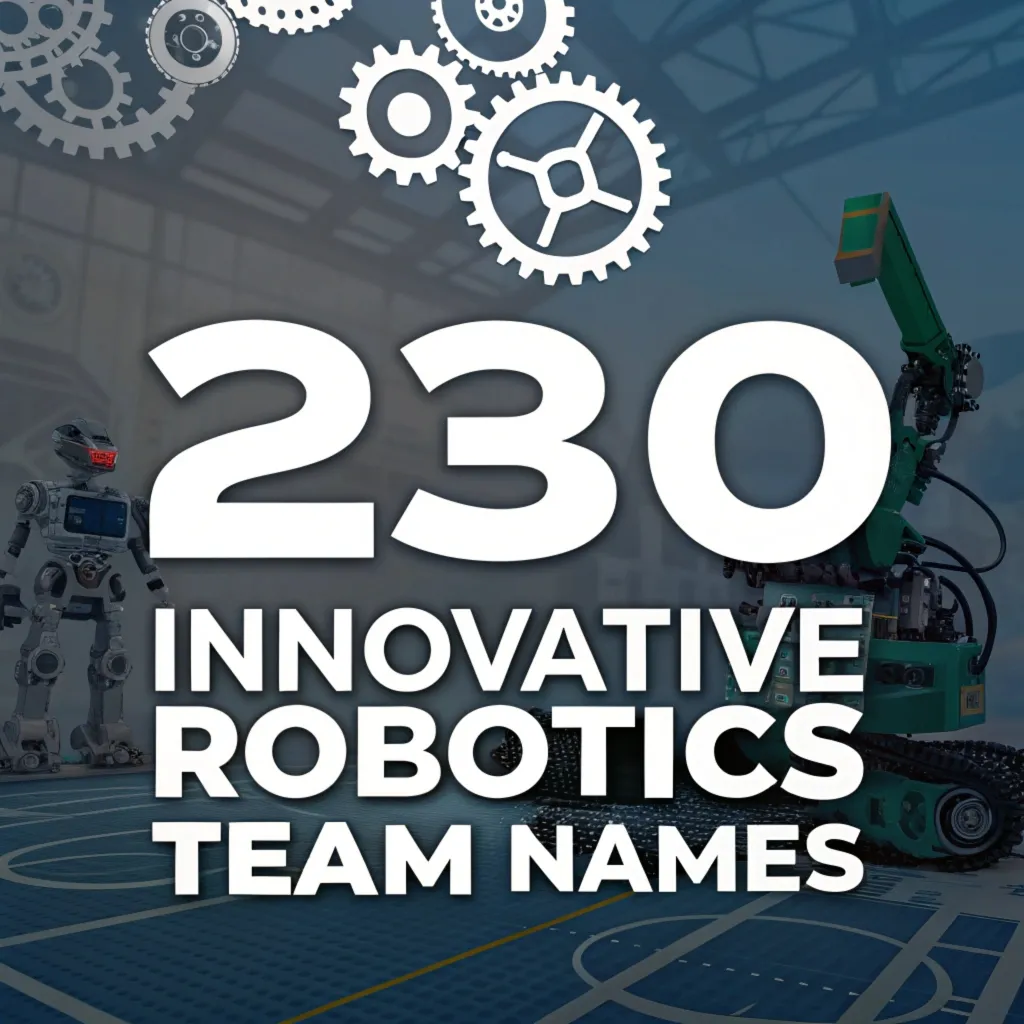 230 Innovative Robotics Team Names to Ignite Your Competitive Spirit