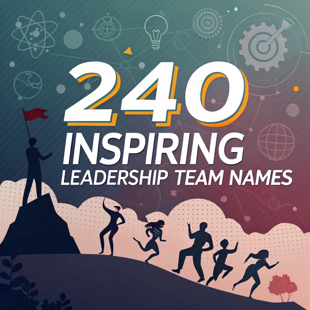 240 Inspiring Leadership Team Names to Elevate Your Organization