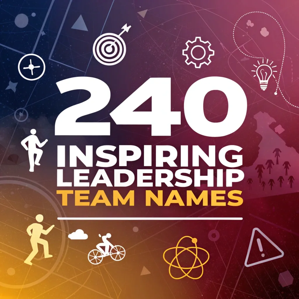 240 Inspiring Leadership Team Names to Elevate Your Organization