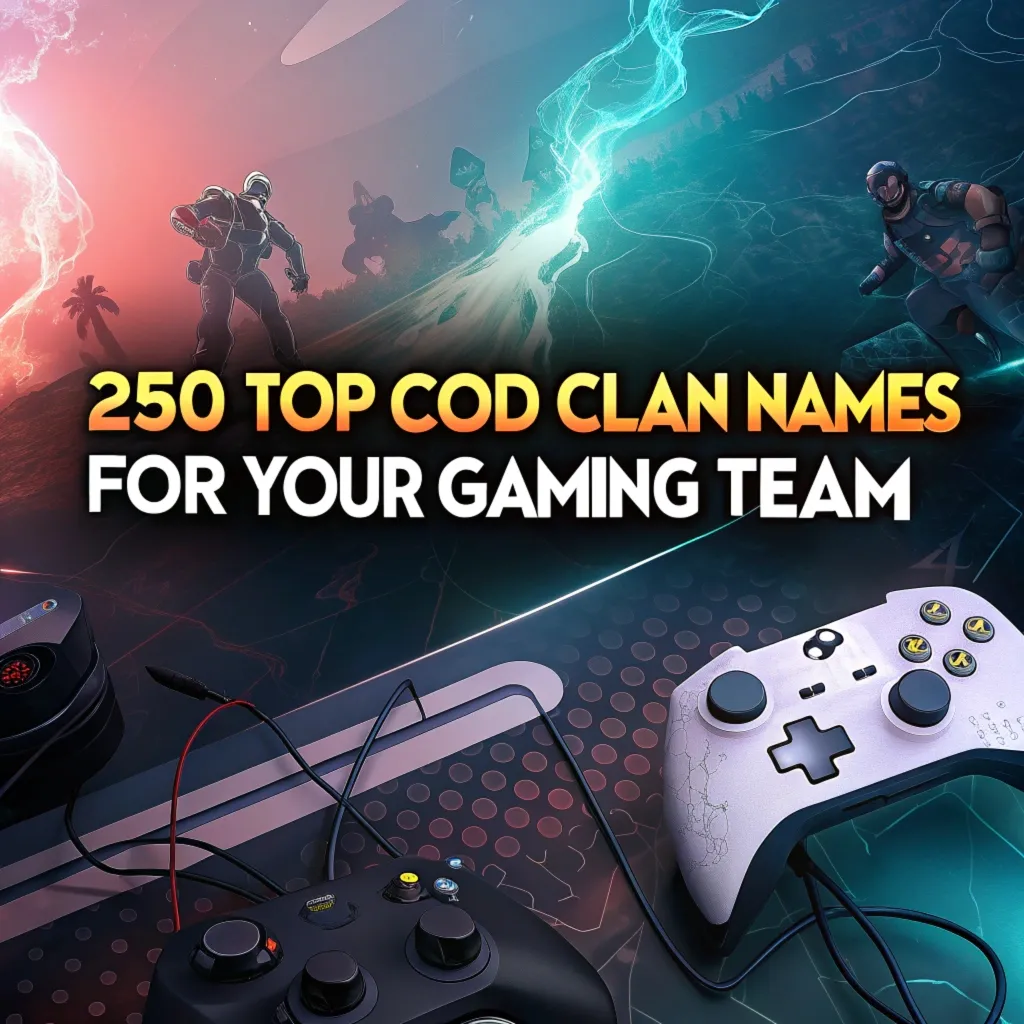 Clan Names for COD: 250 Top COD Clan Names for Your Gaming Team