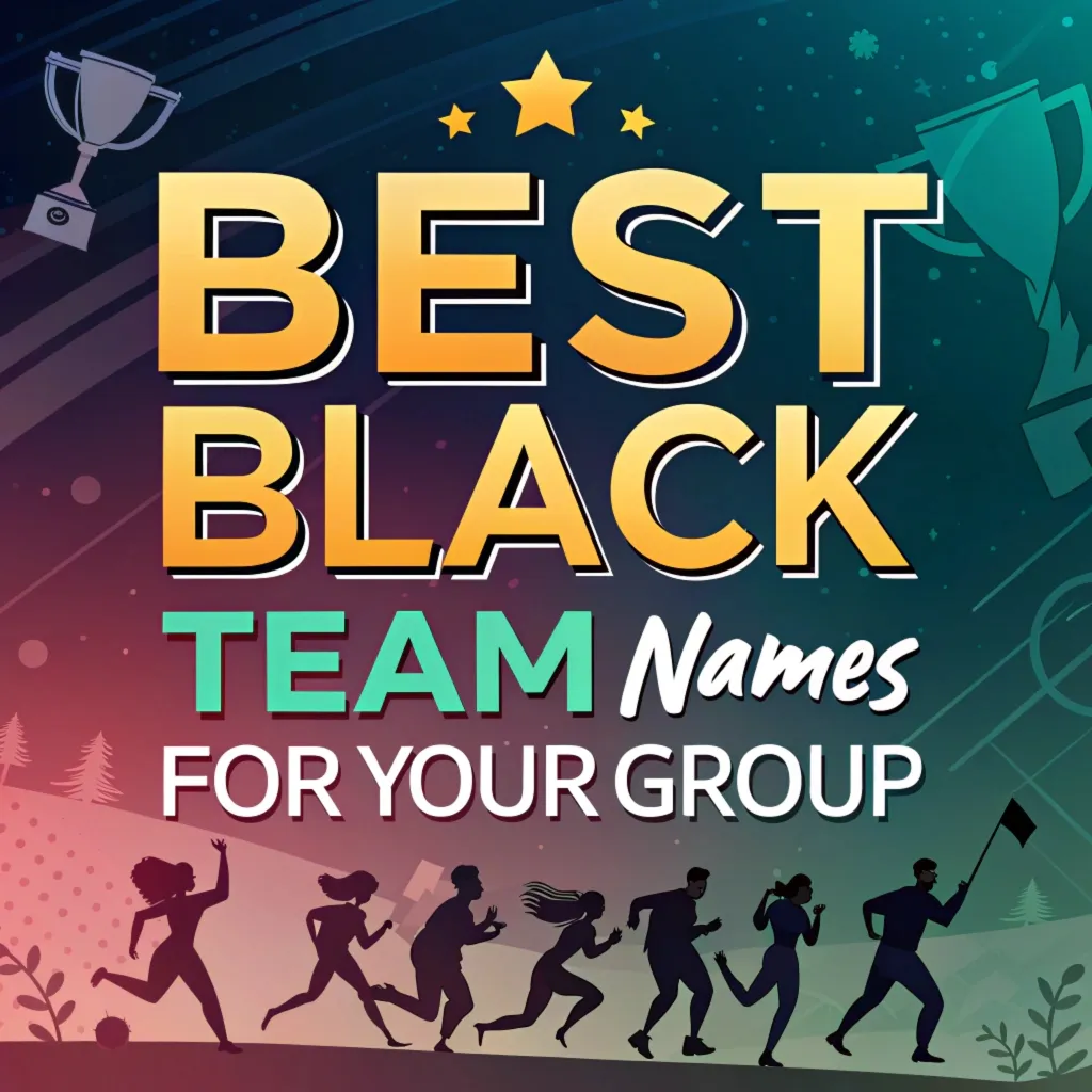 215 Best Black Team Names for Your Group: The Shadow Squad