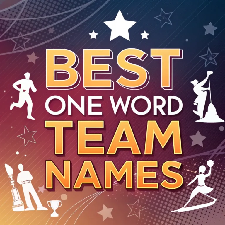 280 One-Word Team Names to Inspire Your Workforce