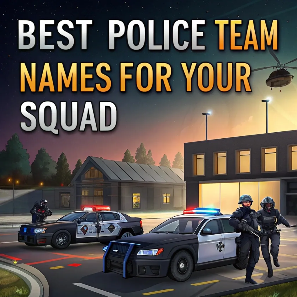 Police Team Names: 230 Best Police Team Names for Your Squad