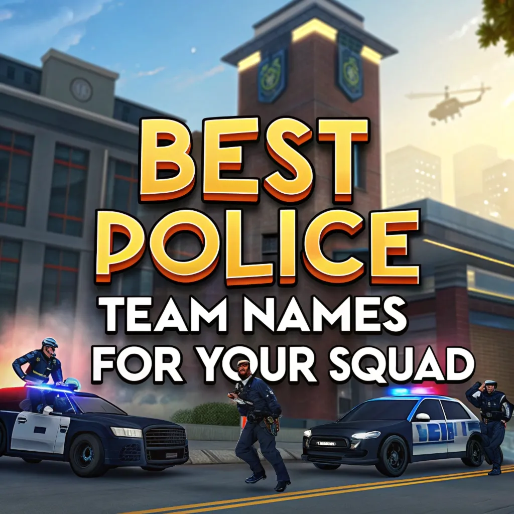 Police Team Names: 230 Best Police Team Names for Your Squad