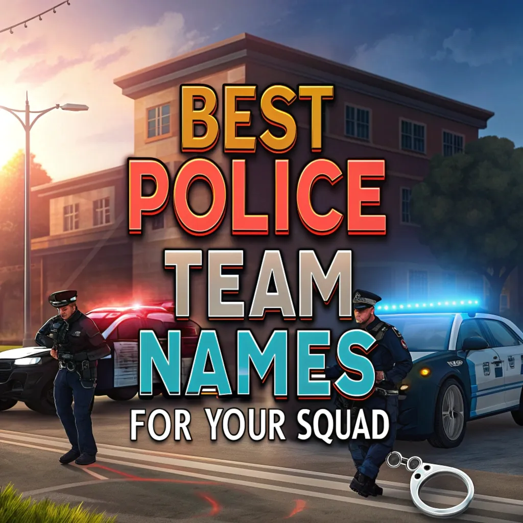 Police Team Names: 230 Best Police Team Names for Your Squad