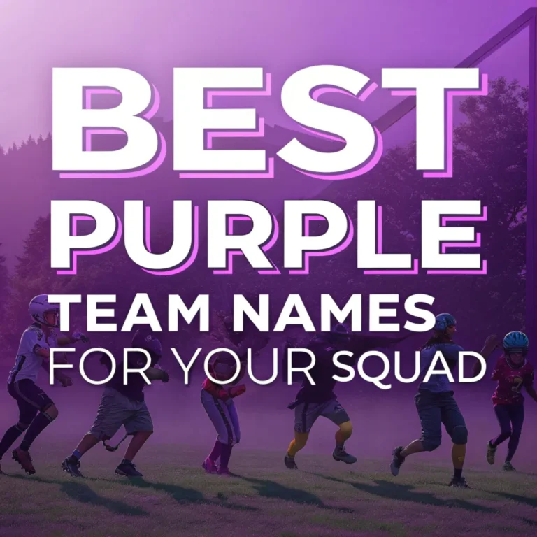 Purple Team Names: 235 Best Purple Team Names for Your Squad