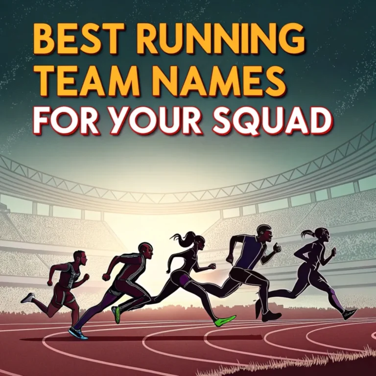 Running Team Names: 225 Best Running Team Names for Your Squad