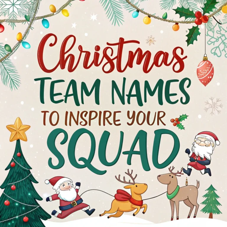 Christmas Team Names: 235 Best Christmas Team Names to Inspire Your Squad