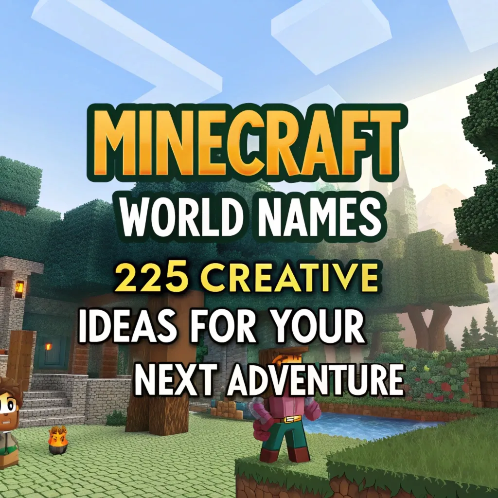 Minecraft World Names: 225 Creative Ideas for Your Next Adventure