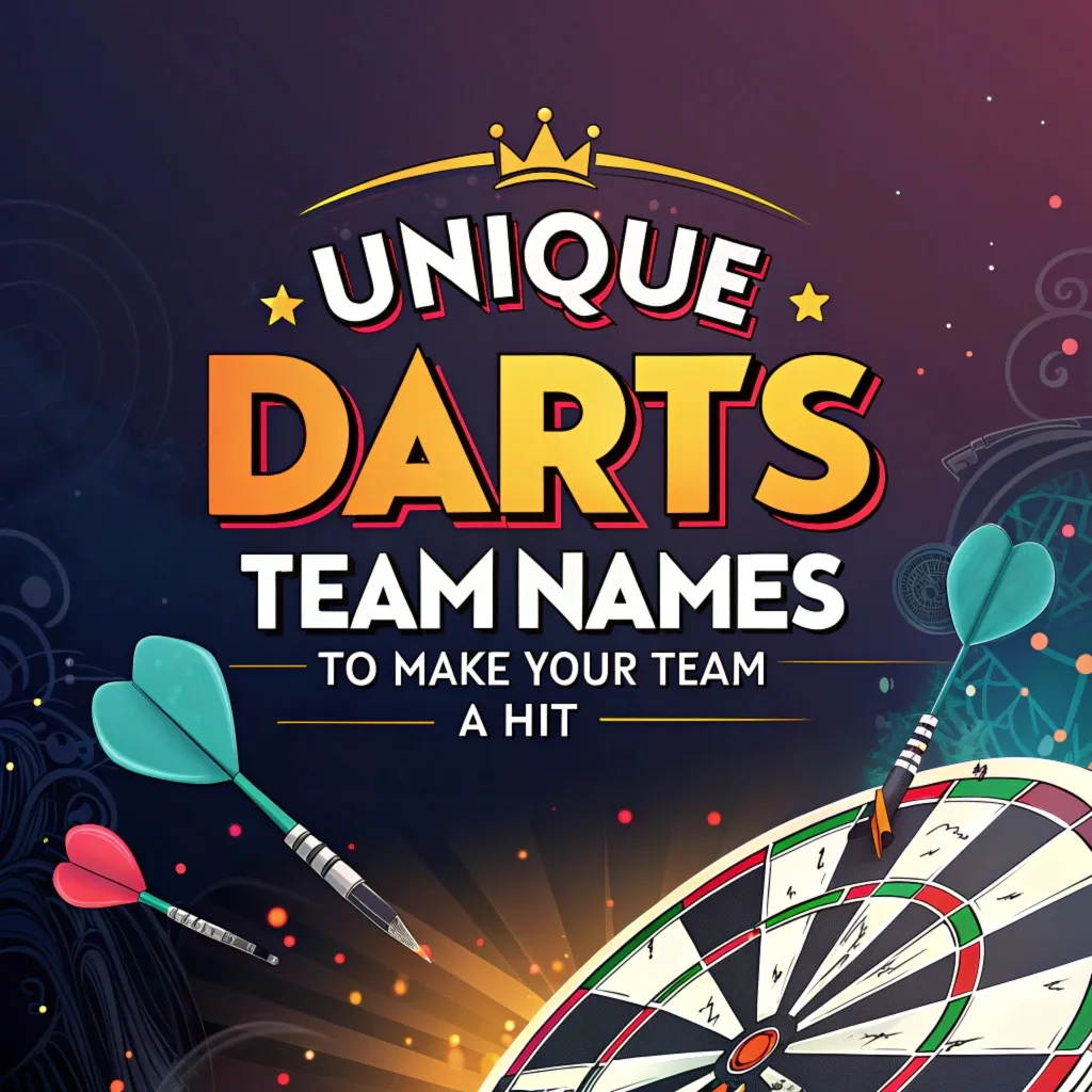 210 Unique Darts Team Names to Make Your Team a Hit