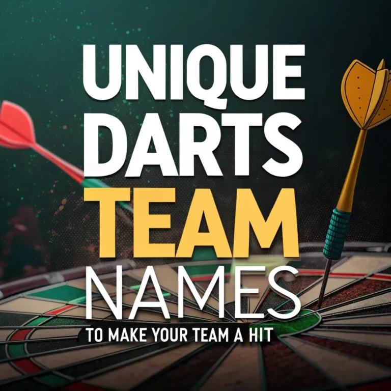 210 Unique Darts Team Names to Make Your Team a Hit