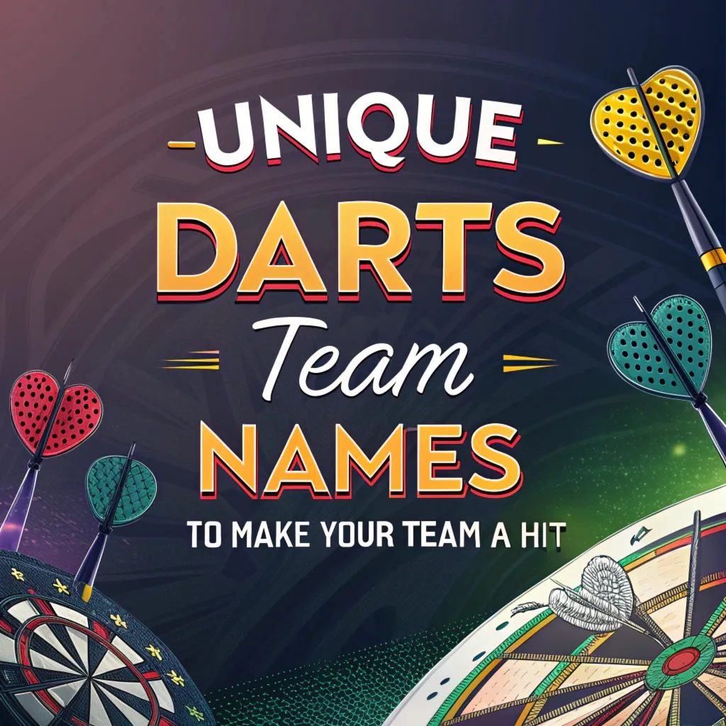 210 Unique Darts Team Names to Make Your Team a Hit