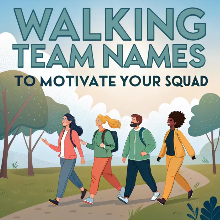 215 Epic Walking Team Names to Motivate Your Squad in 2025