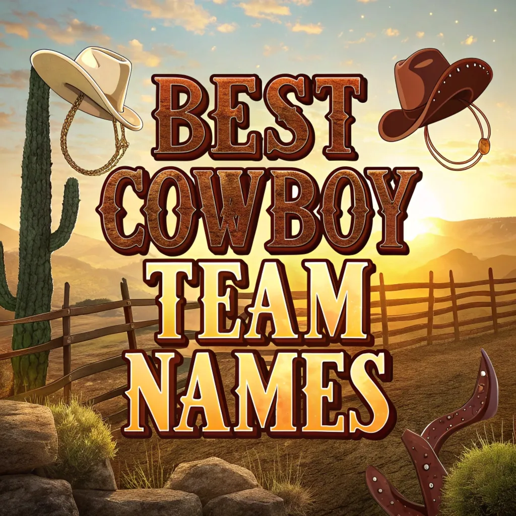 205 Epic Cowboy Team Names: Unleash Your Wild West Spirit