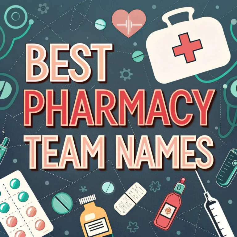 215 Best Pharmacy Team Names: Creative and Professional Choices