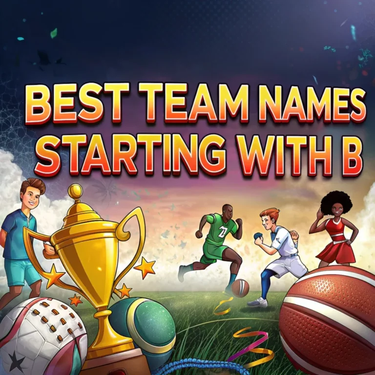 210 Best Team Names Starting with B: Catchy, Creative, and Powerful Choices